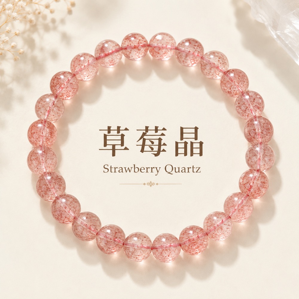 草莓晶 Strawberry Quartz